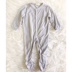 Kyte Gray Snap Footies